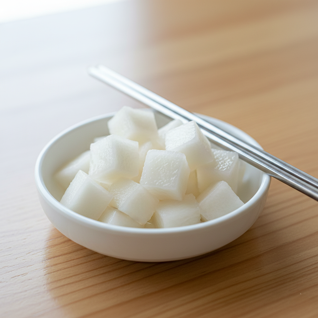 A clean, refreshing contrast to the rich chicken