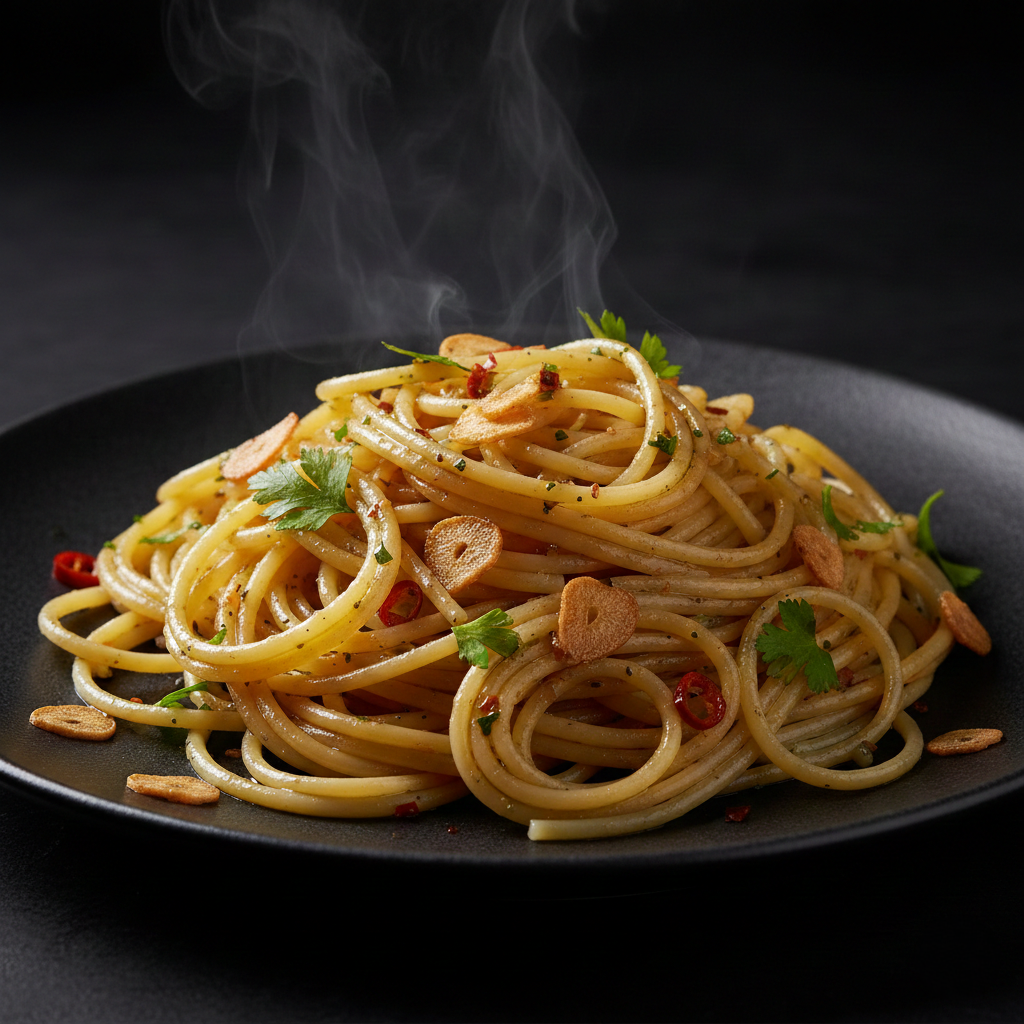 The Ultimate Midnight Feast: Authentic Spaghetti Aglio e Olio