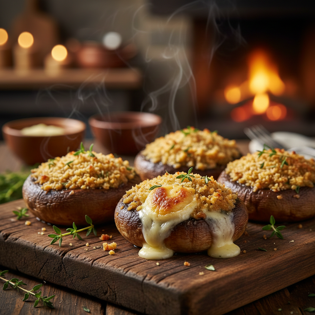 Rustic Elegance: The Ultimate Creamy Goat Cheese Stuffed Mushrooms