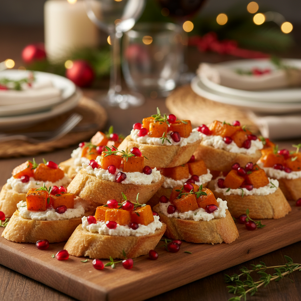 Easy Vegan Crostini Appetizer
